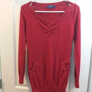 Wills sport long sleeve long sweater sz xs